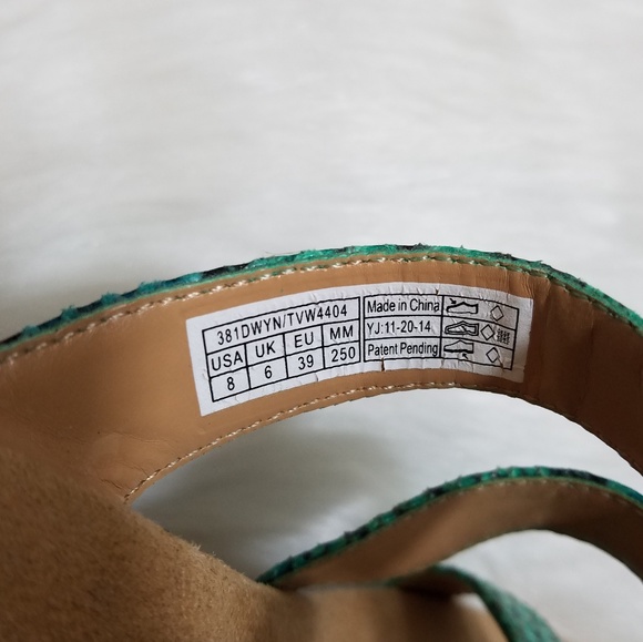 Vionic Dwyn Kitten Wedge Slides Sandals Snakeskin - Picture 4 of 7